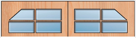 Everite Door - Clipped Windows Everite Door - Clipped Windows